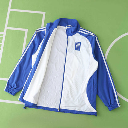 Greece EURO 2004 Retro Windbreaker Jersey
