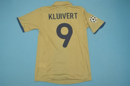Patrick Kluivert Barcelona 2001 2002 Season Retro Jersey Maillot Trikot Maglia