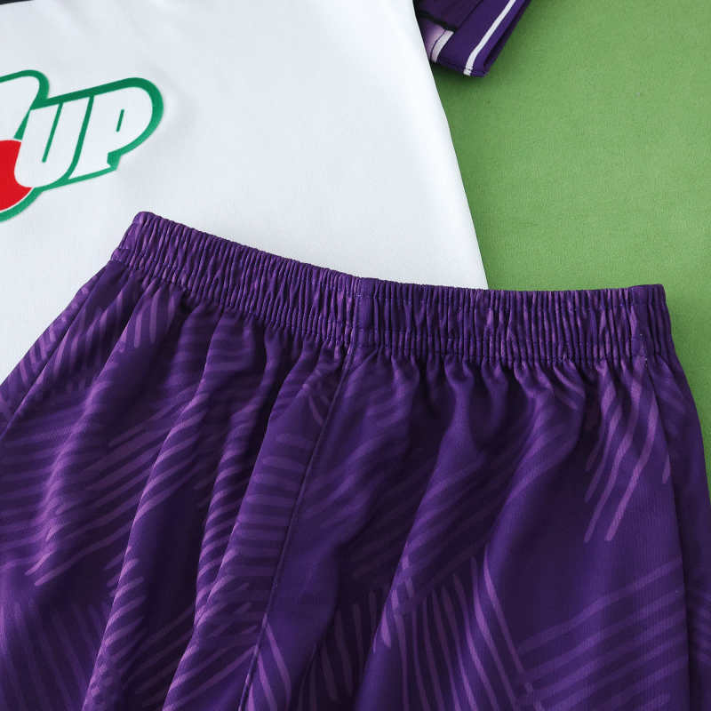 Fiorentina 1992/1993 Away Kids Retro Football Jersey