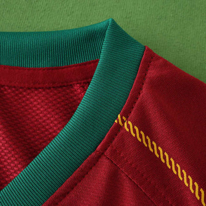 Portugal 2006 Season Home Kids Retro Football Jersey