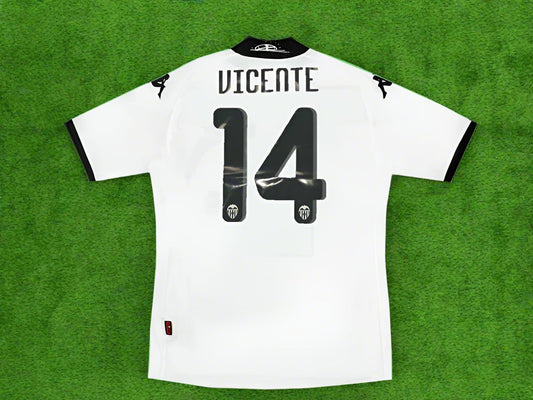 2009 Vicente Valencia 2010 Retro Jersey Camiseta Soccer Kit