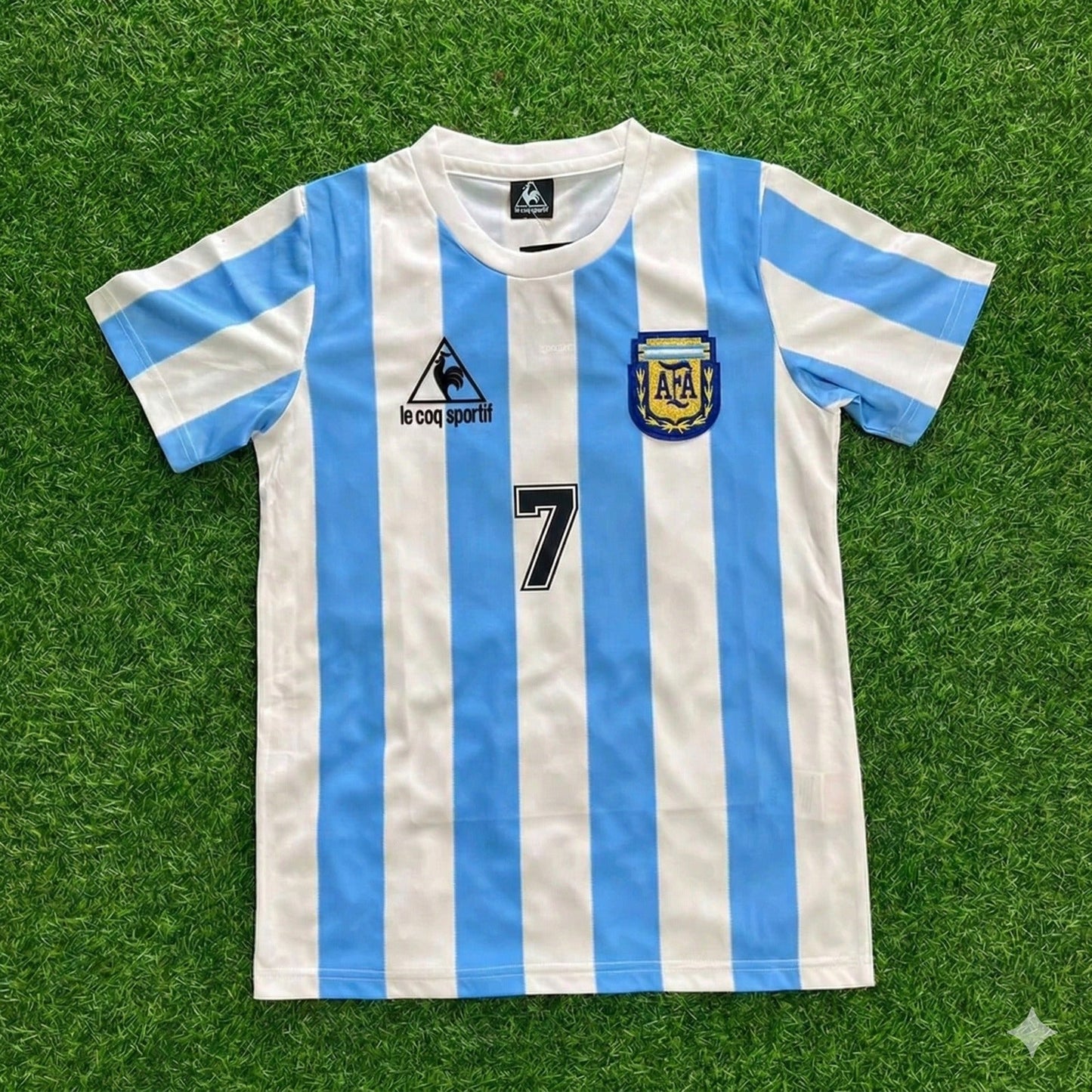 Jorge Burruchaga 7- Argentina 1986 Home Retro Football Jersey Collection