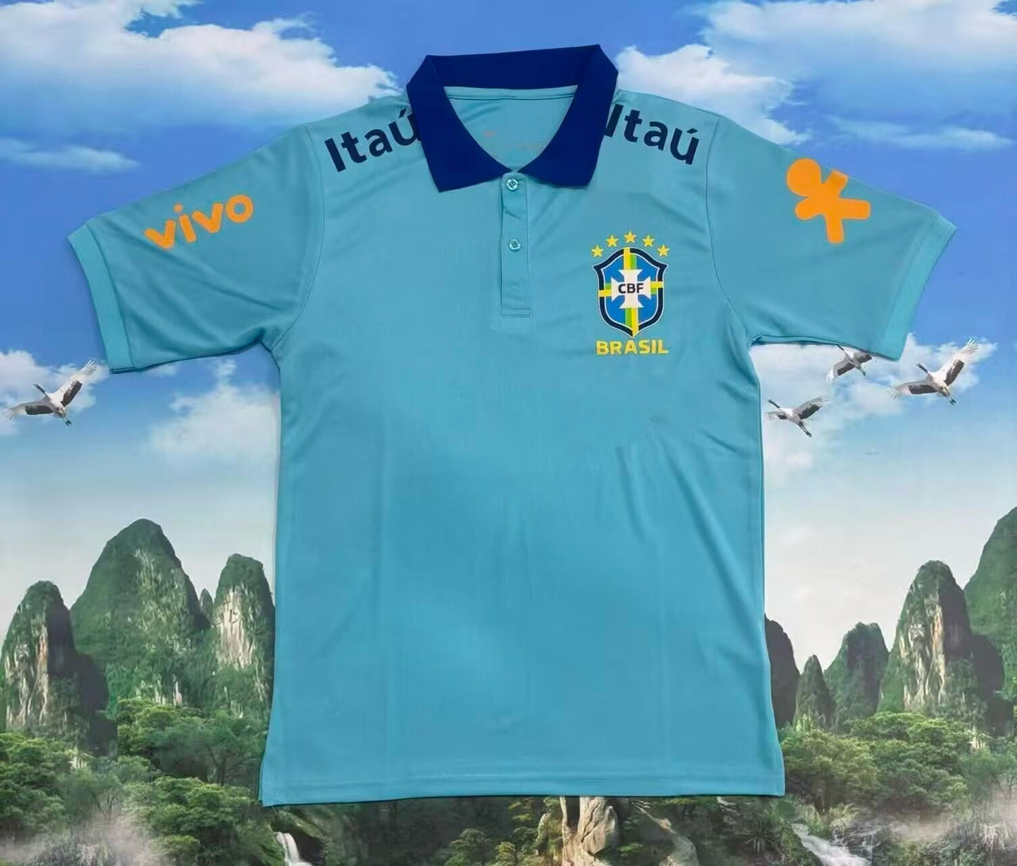 Brazil New Polo Neck Polokragen Tshirt Paradise Edition