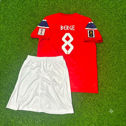 Norway World Cup 2026 Sander Berge Kids Football Jersey