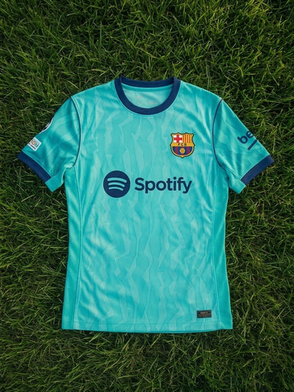 Pau Cubarsi #5 Barcelona 2026-2027 Third Champions League Patch Football Jersey