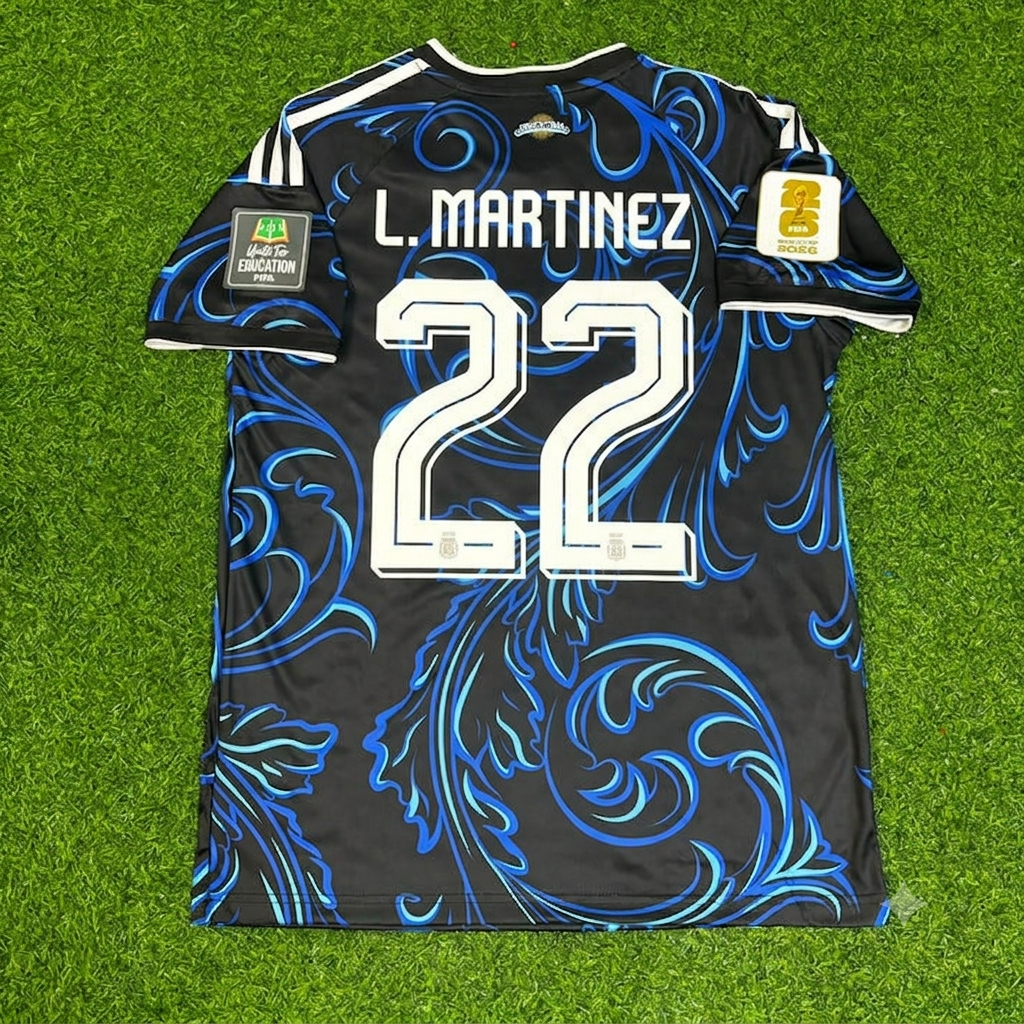 Argentina World Cup 2026 Lautaro Martinez Away Football Jersey Kit
