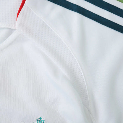 Liverpool 2006 2008 Retro Away White Retro Football Jersey