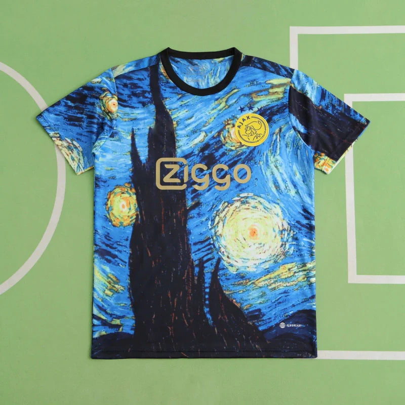 AFC Amsterdam Vincent van Gogh Special Commemorative T-Shirt Trikot Trikot Maillot Camiseta Voetbaltrui