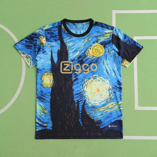 AFC Amsterdam Vincent van Gogh Special Commemorative T-Shirt Trikot Trikot Maillot Camiseta Voetbaltrui