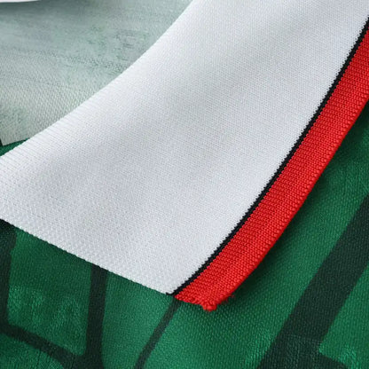 Mexico 1998 Season Home Green Retro Football Jersey