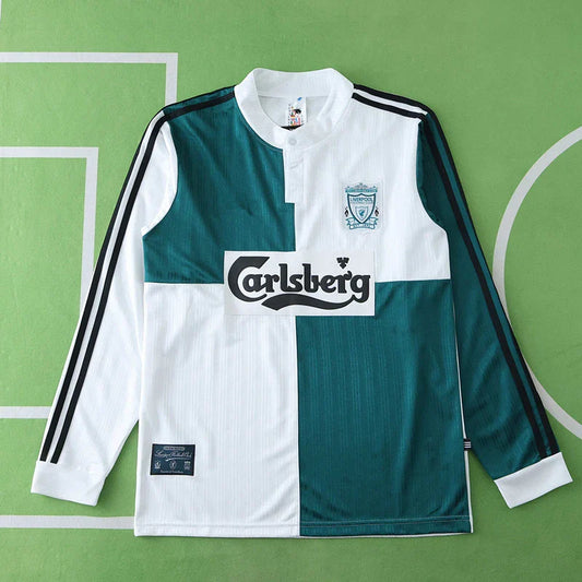 95/96 Liverpool FC Season Away Retro Jersey Trikot Soccer Kit