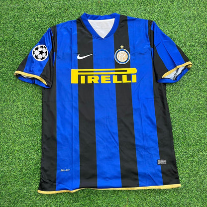 Iván Córdoba #2 Inter Milan 2008/09 Retro Football Jersey Kit