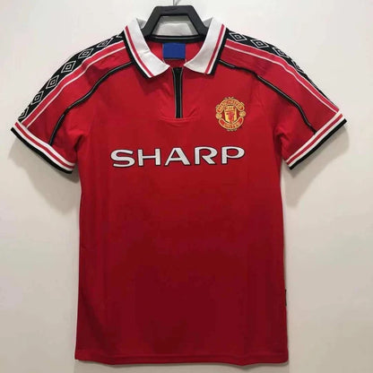 Manchester United Retro 1998 99 Retro Football Jersey Knitwear