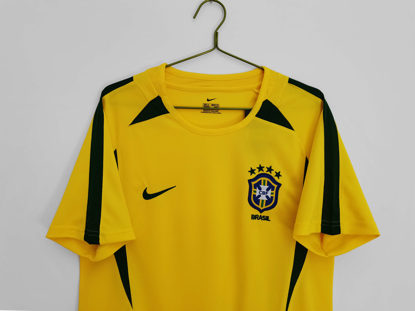 Brazil Roberto Carlos 2002 World Cup Retro Jersey Trikot Soccer Kit
