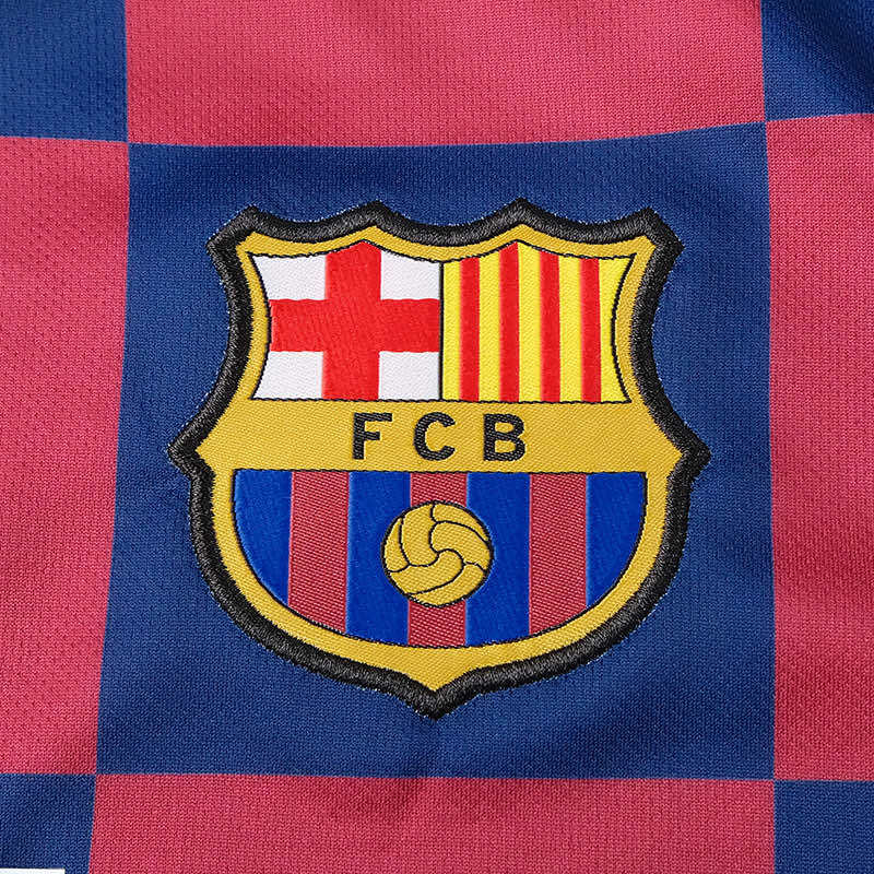 Barcelona 2019/20 Season Home Retro Football Jersey