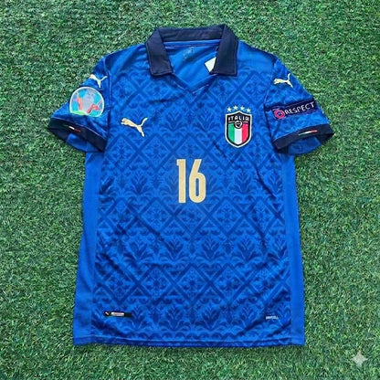 Italy EURO 2020 Bryan Cristante #16 Final Retro Football Jersey