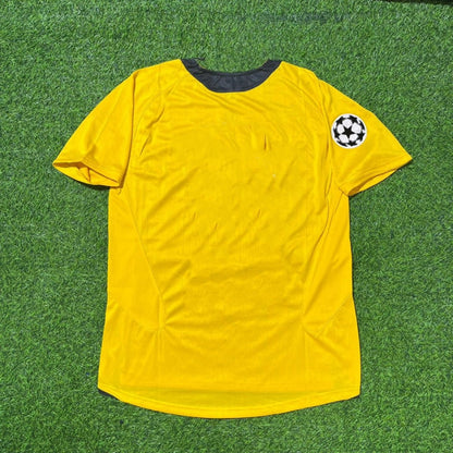 Arsenal 2005/06 Yellow Retro Football Jersey Kit
