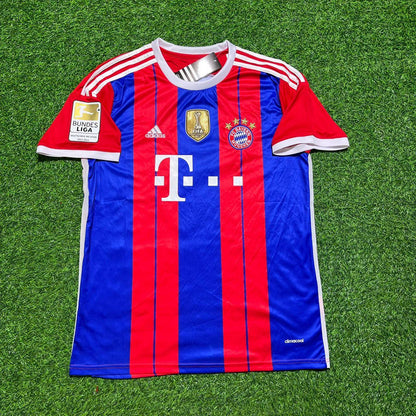 Jérôme Boateng #17 Bayern Munich 2014 2015 Home Retro Patch Football Jersey