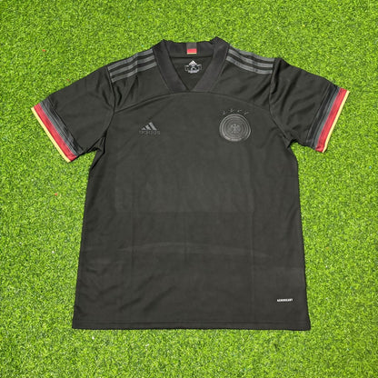 Pierre Littbarski #7 Germany Black Retro Football Jersey Paradise Edition