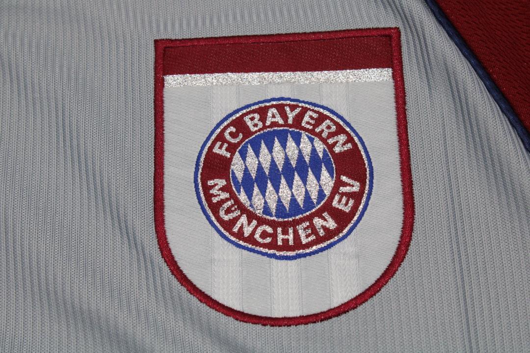 Hasan Salihamidzic #20 FC Bayern München 1998-1999 Auswärts Retro Fußballtrikot Grau Jersey
