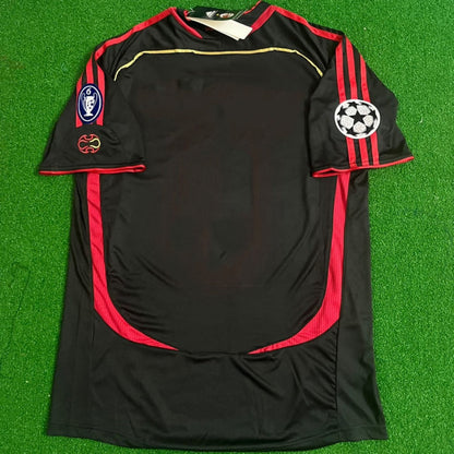AC Milan 2006/2007 Black Retro Football Jersey