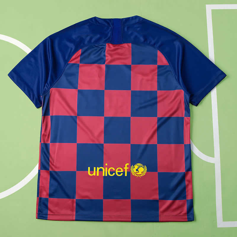 Barcelona 2019/20 Season Home Retro Football Jersey