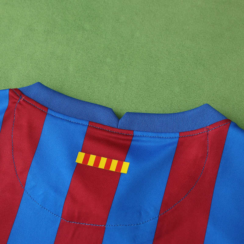 Barcelona 2021/22 Season Home Retro Football Jersey