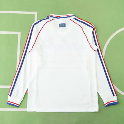 France World Cup 1998 Season Away White Retro Football Jersey