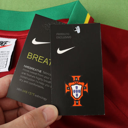 98 Season Portugal Home Football Jersey