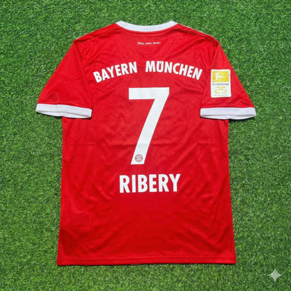 Franck Ribery Bayern Munich 2017-2018 Retro Home Football Jersey
