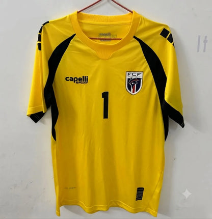 Vozinha Goalkeeper Cape Verde World Cup 2026 Yellow Football Jersey Shirt Trikot Maillot