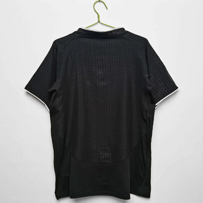 Manchester United 2003-2004 Away Black Retro Fan Version Jersey