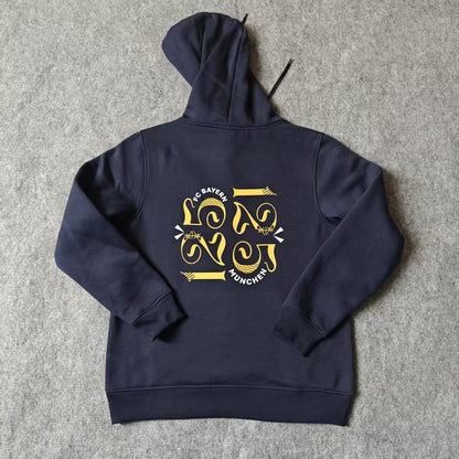 Bayern München - Hoodie Winter Fleece- Football Kapuzenpullover Paradise Edition