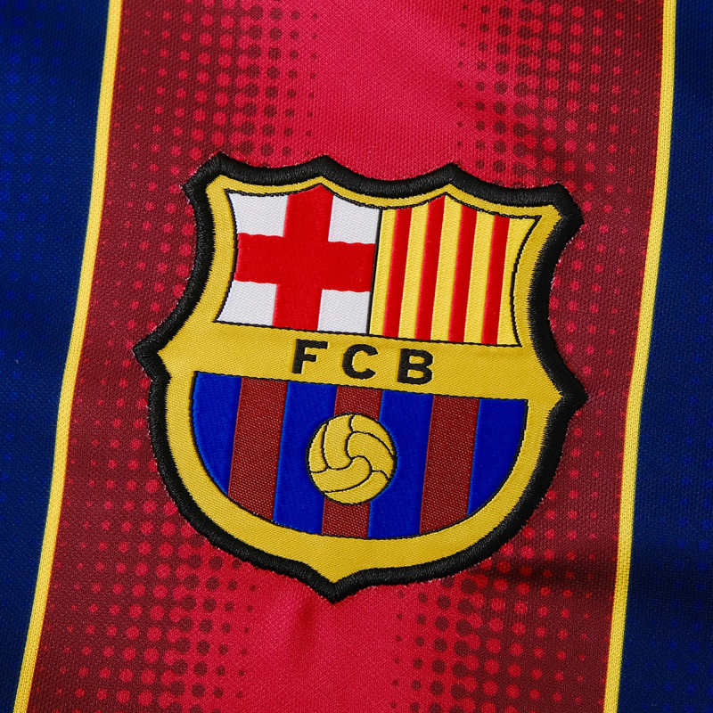 Barcelona 2020/21 Season Home Retro Football Jersey