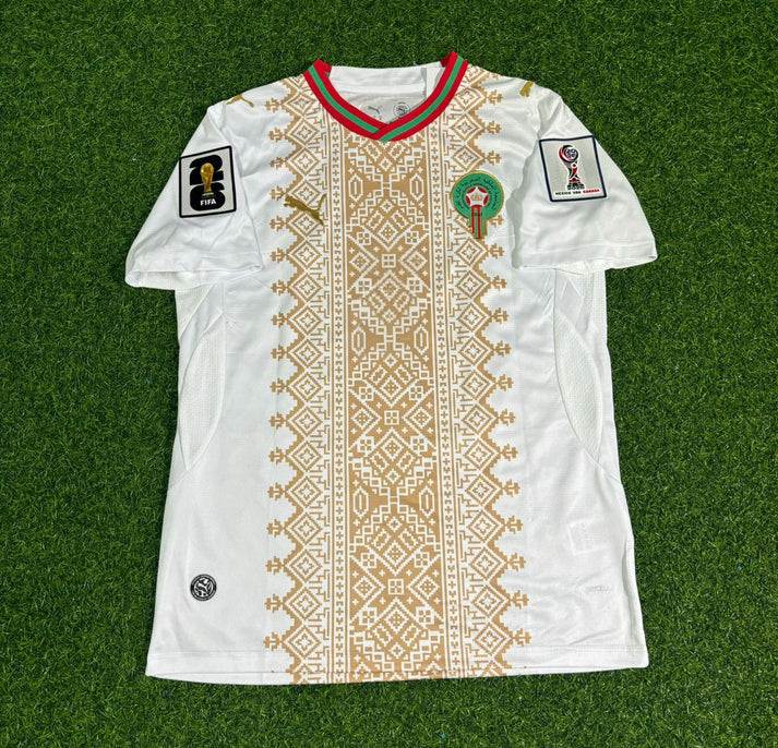Morocco World Cup 2026 Yassine Bounou Away White Football Jersey