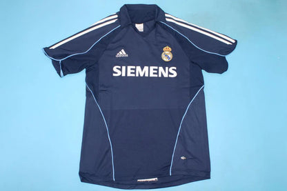 David Beckham #23 Real Madrid 2005-2006 Away Dark Blue Retro Jersey