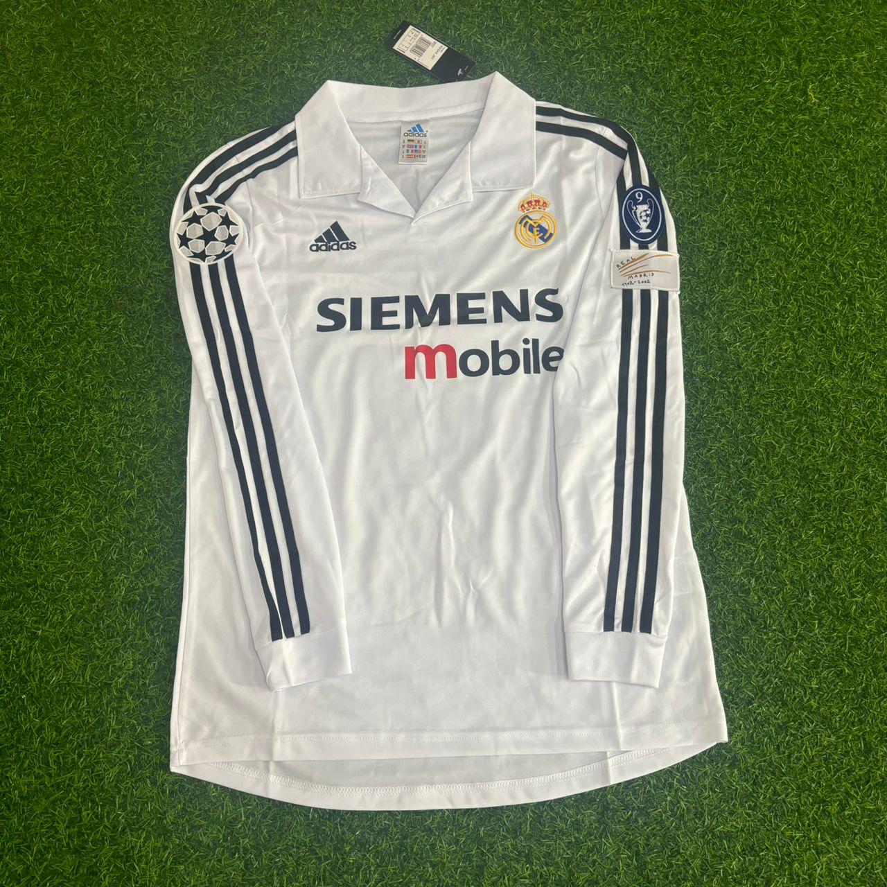 Iván Helguera 6- Real Madrid 2002/2003 Long Sleeve Home Jersey