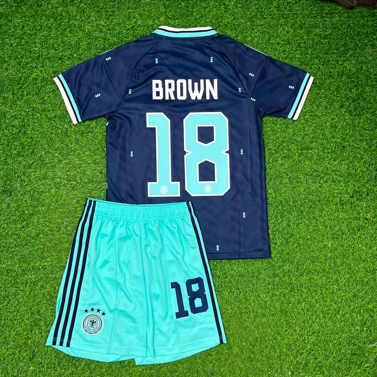 Nathaniel Brown #18 Deutschland 2026 World Cup Heim Kinder Fußballtrikot