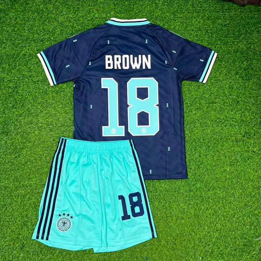 Nathaniel Brown #18 Deutschland 2026 World Cup Heim Kinder Fußballtrikot