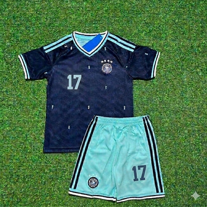 Germany 2026 Florian Wirtz #17 Kids Soccer Kit Football Jersey