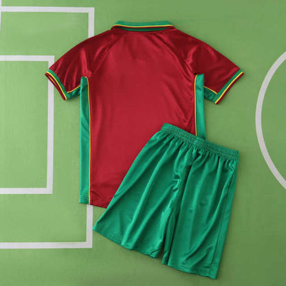 Portugal 1998 Season Home Kids Retro Football Jersey