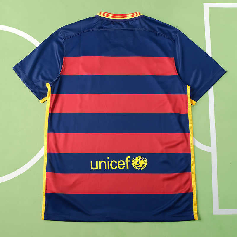 Barcelona 2015/16 Season Home Retro Football Jersey