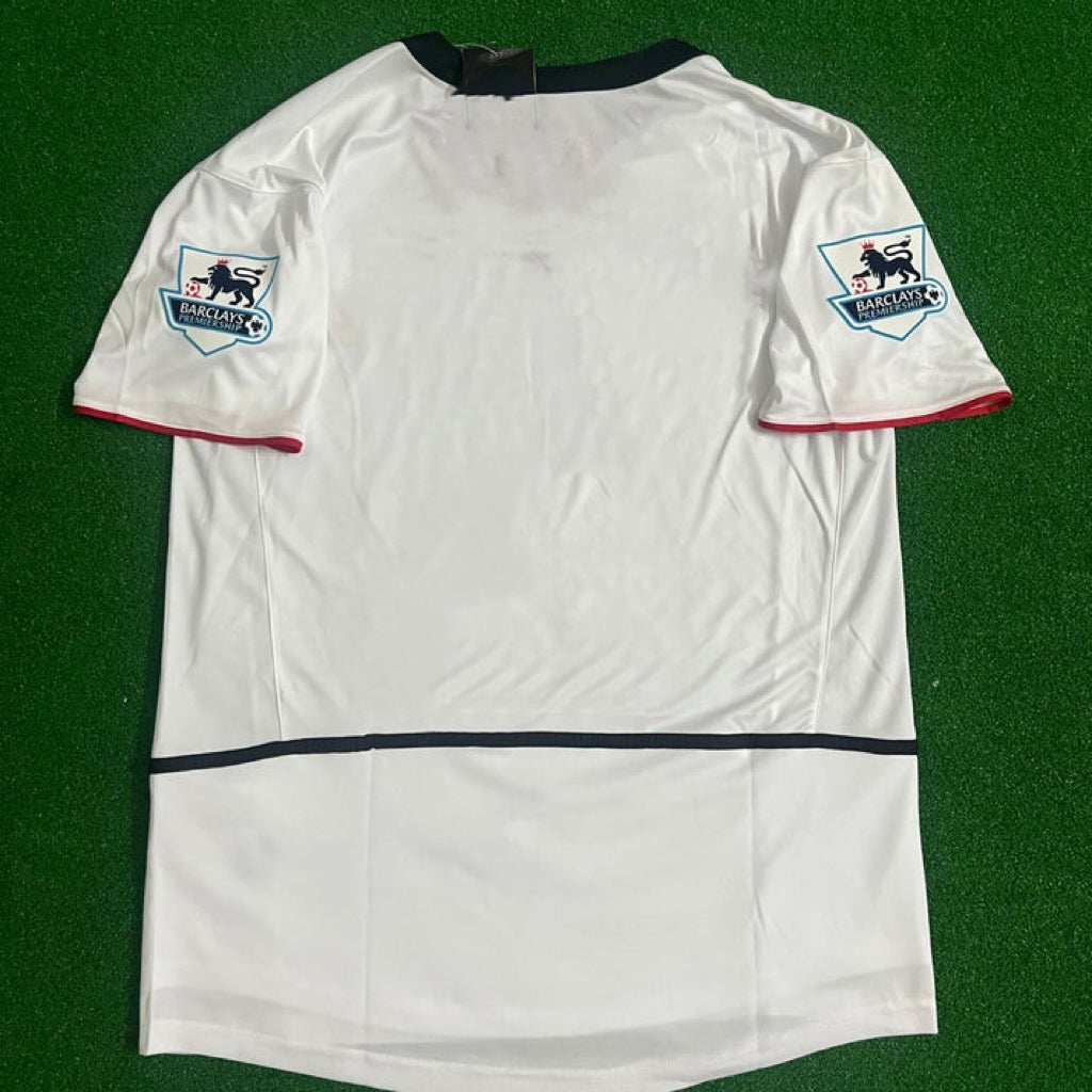 Manchester United 2002/2003 White Retro Football Jersey