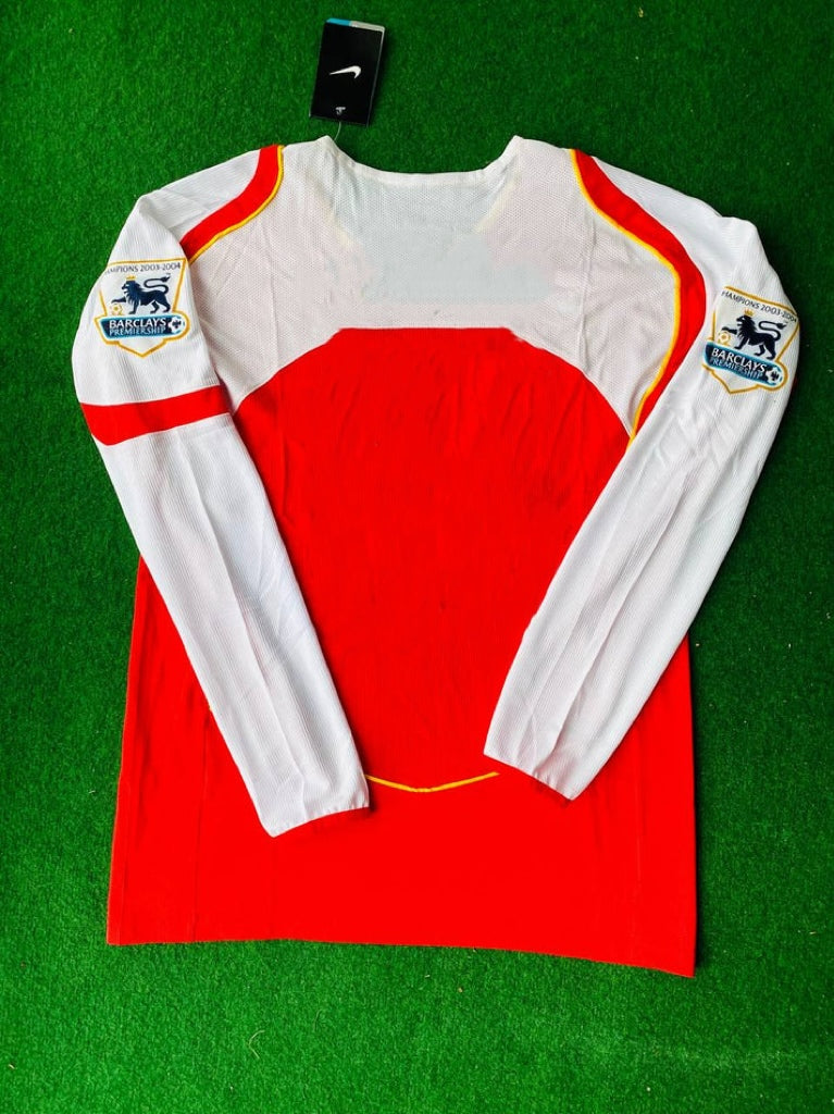 Arsenal Retro Long Sleeve Football Jersey Kit