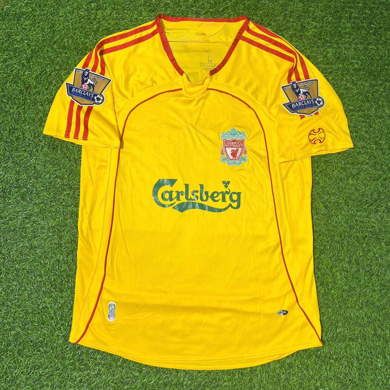 Liverpool FC 2006/2007 Yellow Retro Football Jersey Collection