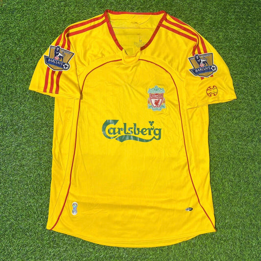 Liverpool FC 2006/2007 Yellow Retro Football Jersey Collection