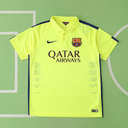 Pedri 14/15 Retro Yellow Football Jersey