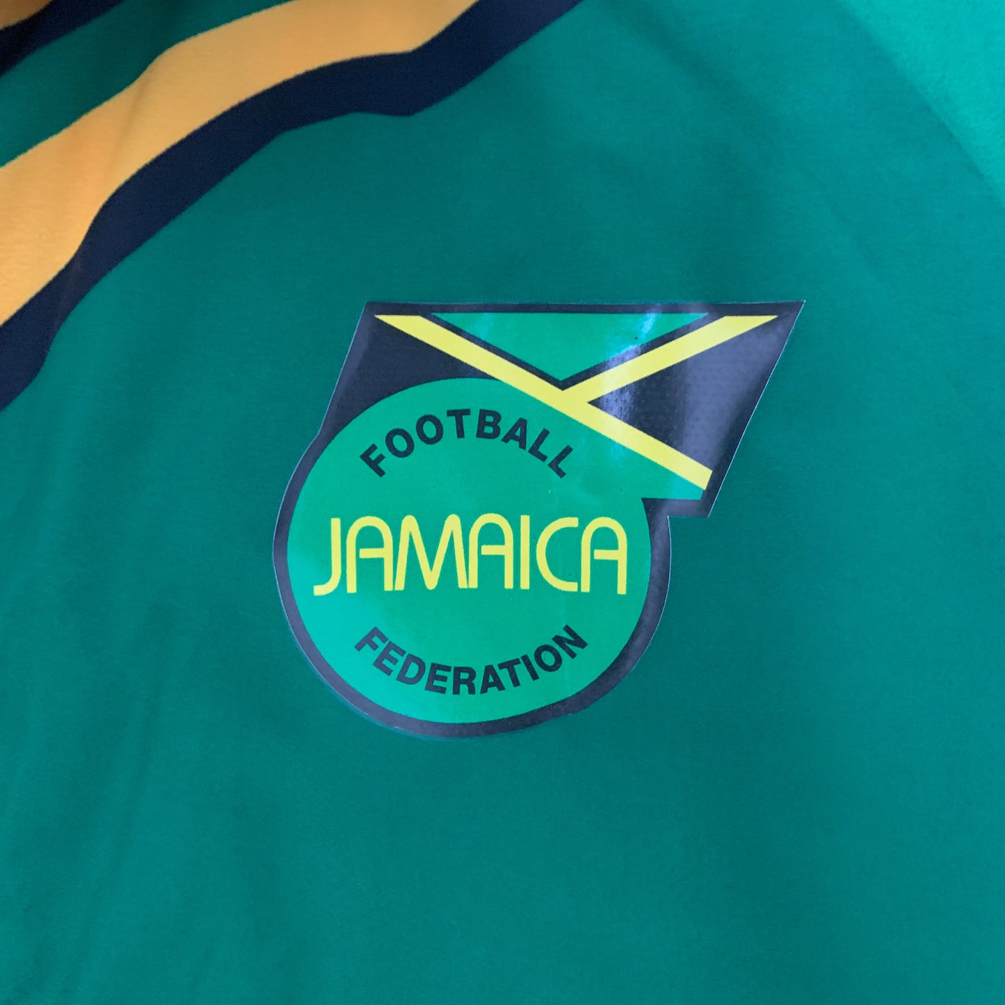 AFCB Jamaica Bob Marley Wendbare Gelb-Grüne Jacke, Beide Größen Jacke