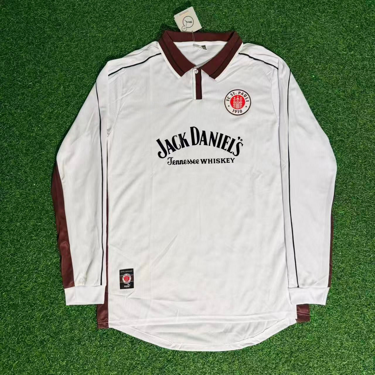 FC St. Pauli 1999-2000 Long Sleeve Home Retro Football Jersey Kit