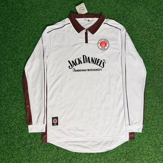 FC St. Pauli 1999-2000 Long Sleeve Home Retro Football Jersey Kit